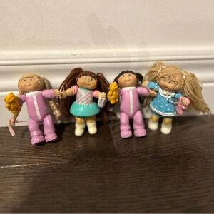 Cabbage Patch Kids Figurine Mini Figure Set of 4